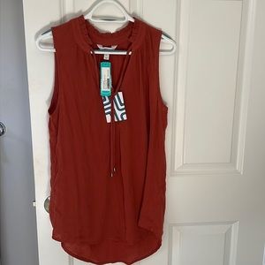 Brand new Market and Spruce burnt orange top